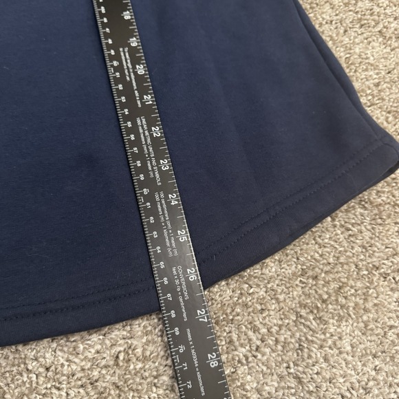 NWT NFL Team Apparel Houston Texans Lace-Up Long‎ Sleeve Navy Blue Shirt Size S - Picture 5 of 5